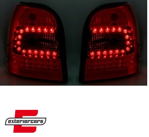 LED stražnja svjetla (crvena/kristal) / Audi A4 B5 (1994-2001) karavan - Slika 4