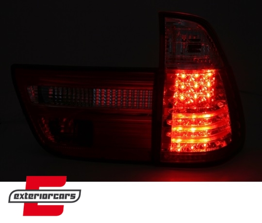 LED stražnja svjetla (crvena/kristal) / BMW X5 E53 (1999-10.2003) - Slika 3