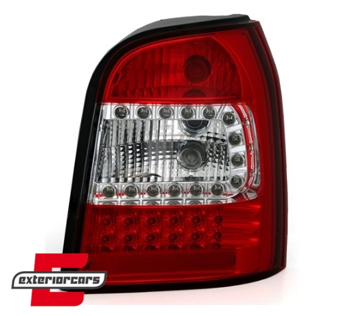 LED stražnja svjetla (crvena/kristal) / Audi A4 B5 (1994-2001) karavan - Slika 3