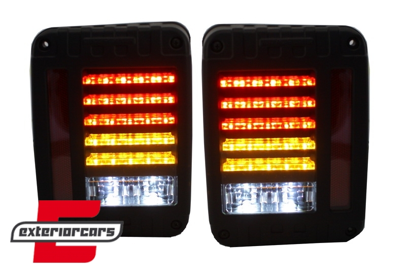 Full LED stražnja svjetla (smoke) / Jeep Wrangler JK (2007-2017) - Slika 2