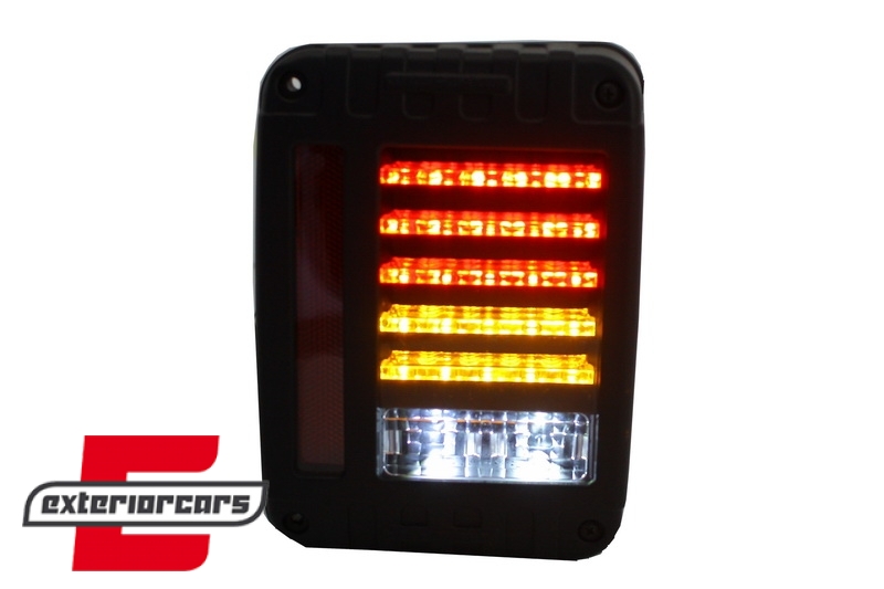Full LED stražnja svjetla (smoke) / Jeep Wrangler JK (2007-2017) - Slika 3