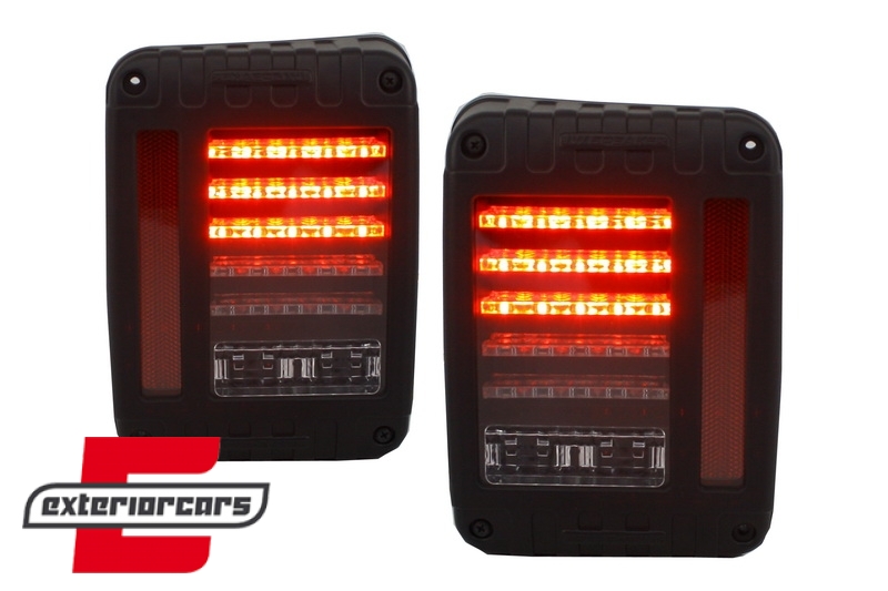 Full LED stražnja svjetla (smoke) / Jeep Wrangler JK (2007-2017) - Slika 5