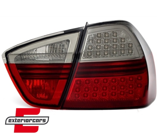 LED stražnja svjetla (crvena/smoke) / BMW serije 3 E90 limuzina (2005-2008) - Slika 5
