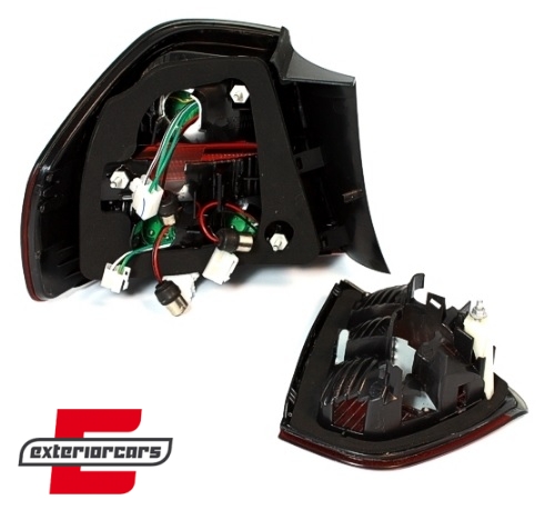 LED stražnja svjetla (crvena/smoke) / BMW serije 3 E90 limuzina (2005-2008) - Slika 6