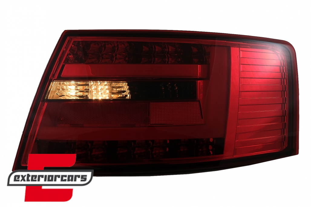 LED stražnja svjetla LedBar dizajn (crvena/smoke) / Audi A6 C6 4F limuzina (2004-07.2008) - Slika 15