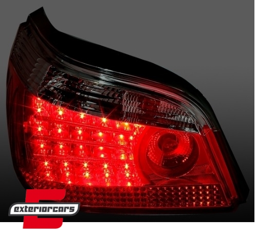 LED stražnja svjetla (crvena/kristal) / BMW serije 5 E60 (2003-03.2007) limuzina - Slika 2