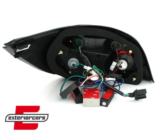 LED stražnja svjetla (crvena/kristal) / BMW serije 5 E60 (2003-03.2007) limuzina - Slika 3