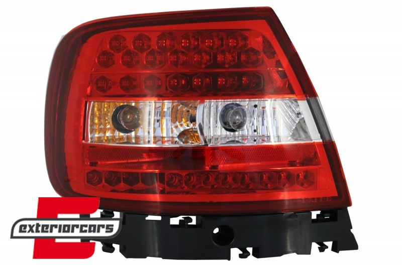 LED stražnja svjetla (crvena/kristal) / Audi A4 B5 (1994-09.2000) limuzina - Slika 3