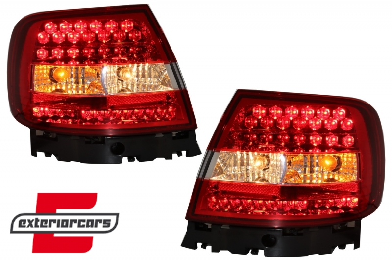 LED stražnja svjetla (crvena/kristal) / Audi A4 B5 (1994-09.2000) limuzina - Slika 9