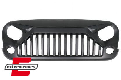 Prednja maska Angry Birds dizajn (mat crna) / JEEP Wrangler Rubicon JK (2007-2017)