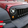 Prednja maska Angry Birds dizajn (mat crna) / JEEP Wrangler Rubicon JK (2007-2017) - Slika 12