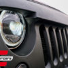 Prednja maska Angry Birds dizajn (mat crna) / JEEP Wrangler Rubicon JK (2007-2017) - Slika 13