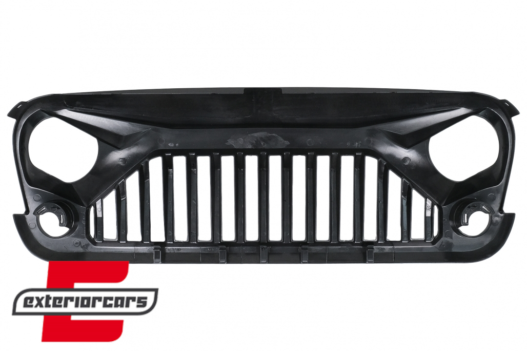 Prednja maska Angry Birds dizajn (mat crna) / JEEP Wrangler Rubicon JK (2007-2017) - Slika 4