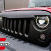 Prednja maska Angry Birds dizajn (mat crna) / JEEP Wrangler Rubicon JK (2007-2017) - Slika 8