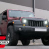 Prednja maska Angry Birds dizajn (mat crna) / JEEP Wrangler Rubicon JK (2007-2017) - Slika 11