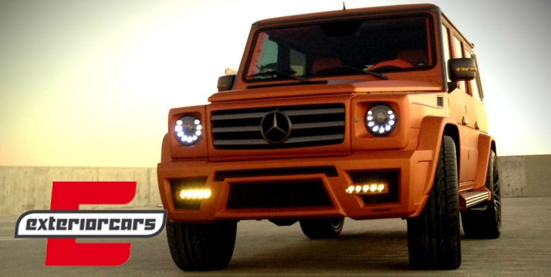 Prednji farovi Bi-Xenon LED Dinamički Sekvencijalni žmigavci M-look / Mercedes W463 G-klasa (2005-2017) - Slika 13