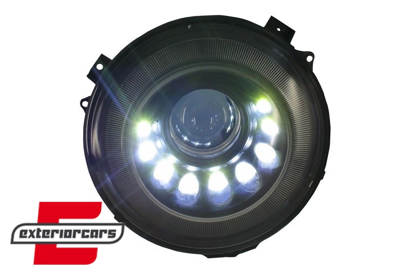 Prednji farovi Bi-Xenon LED Dinamički Sekvencijalni žmigavci M-look / Mercedes W463 G-klasa (2005-2017) - Slika 4
