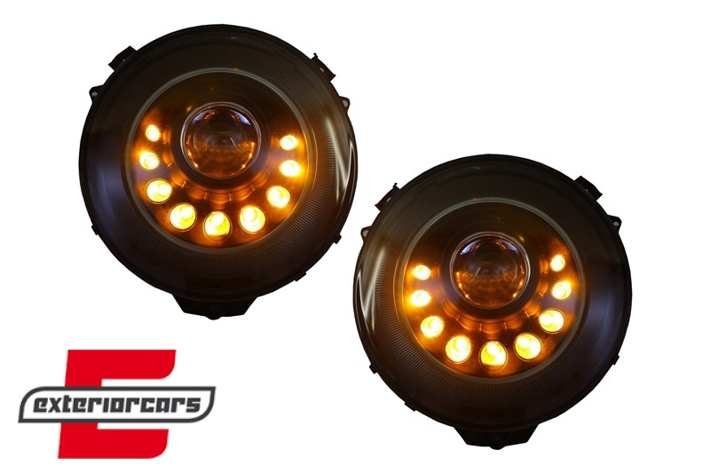 Prednji farovi Bi-Xenon LED Dinamički Sekvencijalni žmigavci M-look / Mercedes W463 G-klasa (2005-2017) - Slika 5