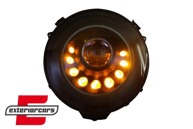 Prednji farovi Bi-Xenon LED Dinamički Sekvencijalni žmigavci M-look / Mercedes W463 G-klasa (2005-2017) - Slika 6