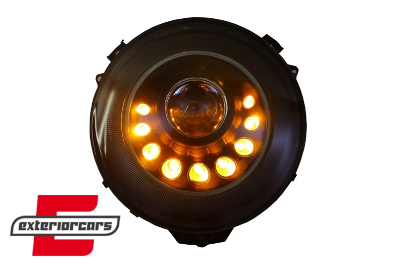 Prednji farovi Bi-Xenon LED Dinamički Sekvencijalni žmigavci M-look / Mercedes W463 G-klasa (2005-2017) - Slika 7