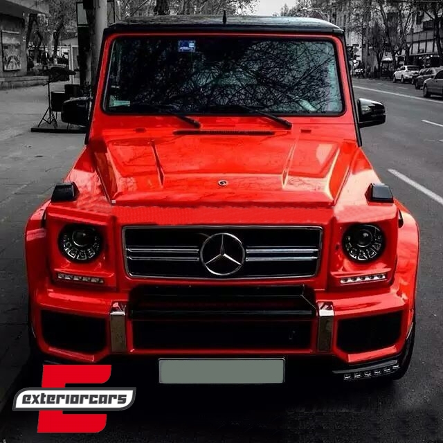 Prednji farovi Bi-Xenon LED M-kvadratni look (chrome) / Mercedes G-klasa W463 (2005-2017) - Slika 7
