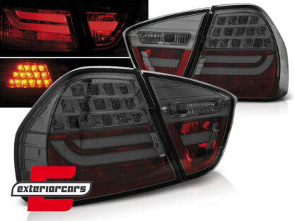 LED stražnja svjetla LightBar LCI dizajn (smoke) / BMW serije 3 E90 limuzina (2005-2008)