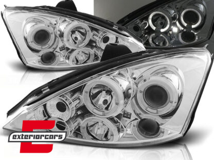 Prednja svjetla Angel Eyes (chrome) / Ford Focus (1998-10.2001)