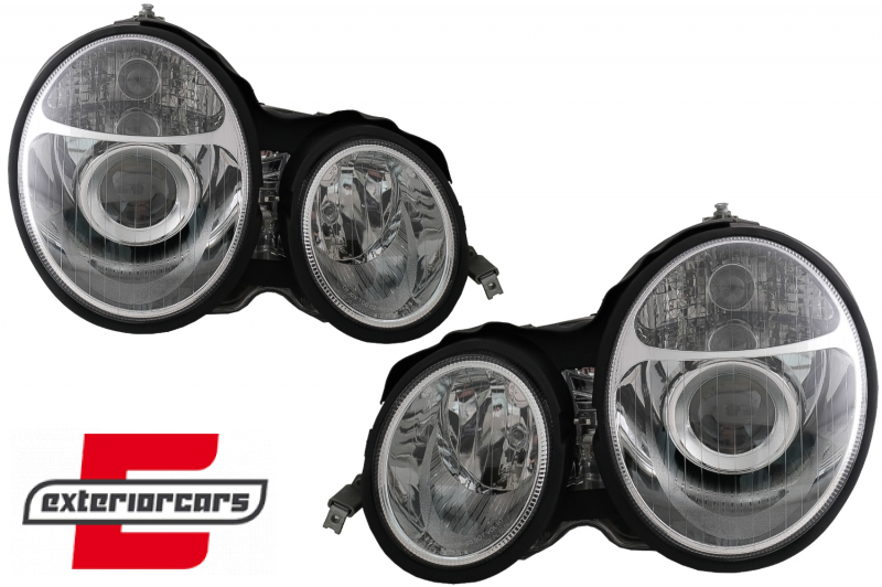 Prednja svjetla Xenon look (chrome) / Mercedes E-klasa W210 S210 (1995-05.1999) - Slika 6