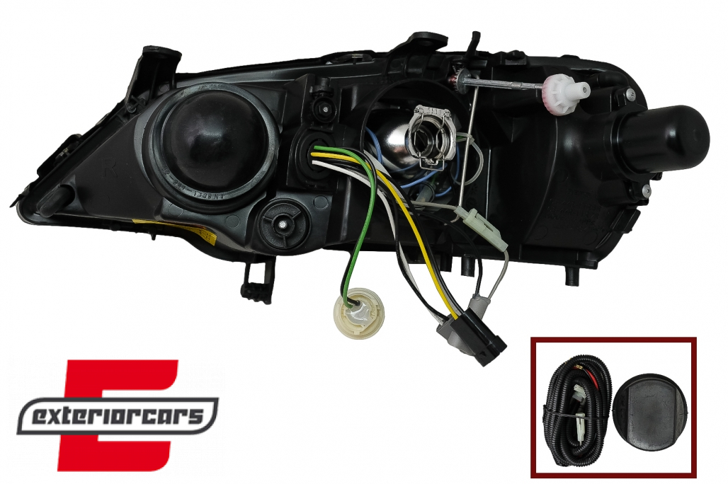 Prednja svjetla Angel Eyes (crna) / Opel Astra G (1997-2004) - Slika 14