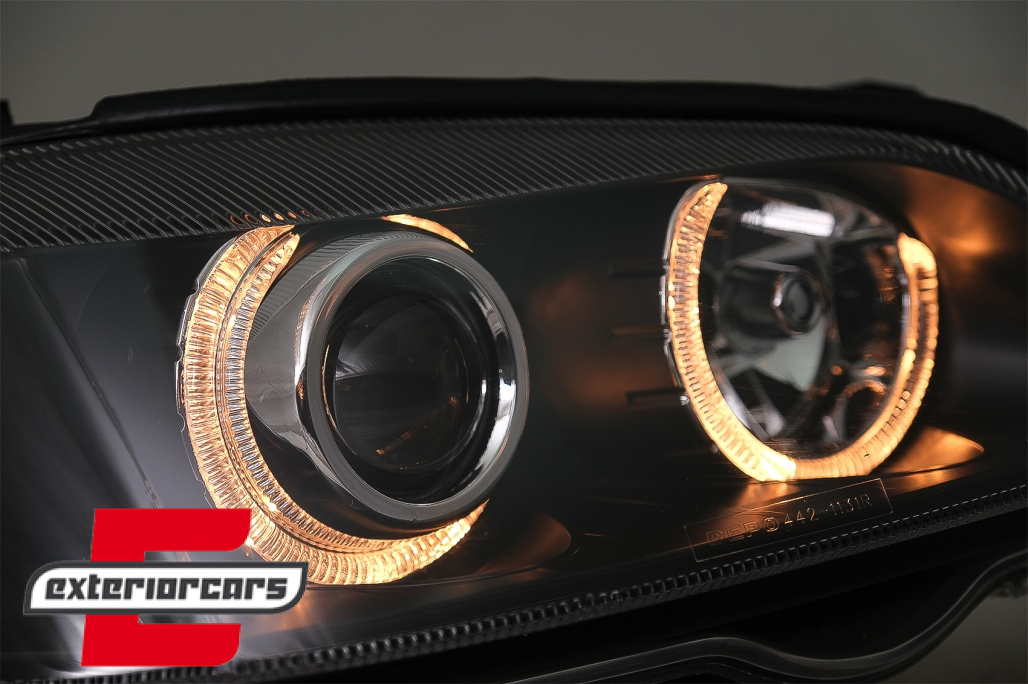 Prednja svjetla Angel Eyes (crna) / Opel Astra G (1997-2004) - Slika 4