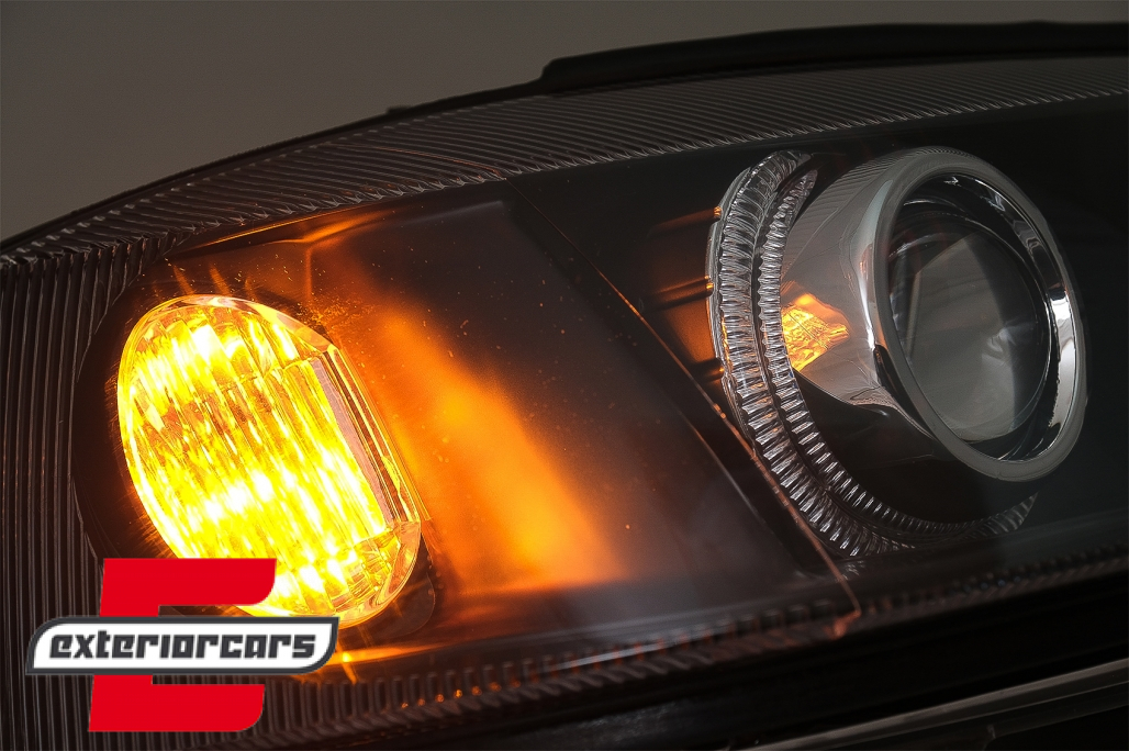 Prednja svjetla Angel Eyes (crna) / Opel Astra G (1997-2004) - Slika 8