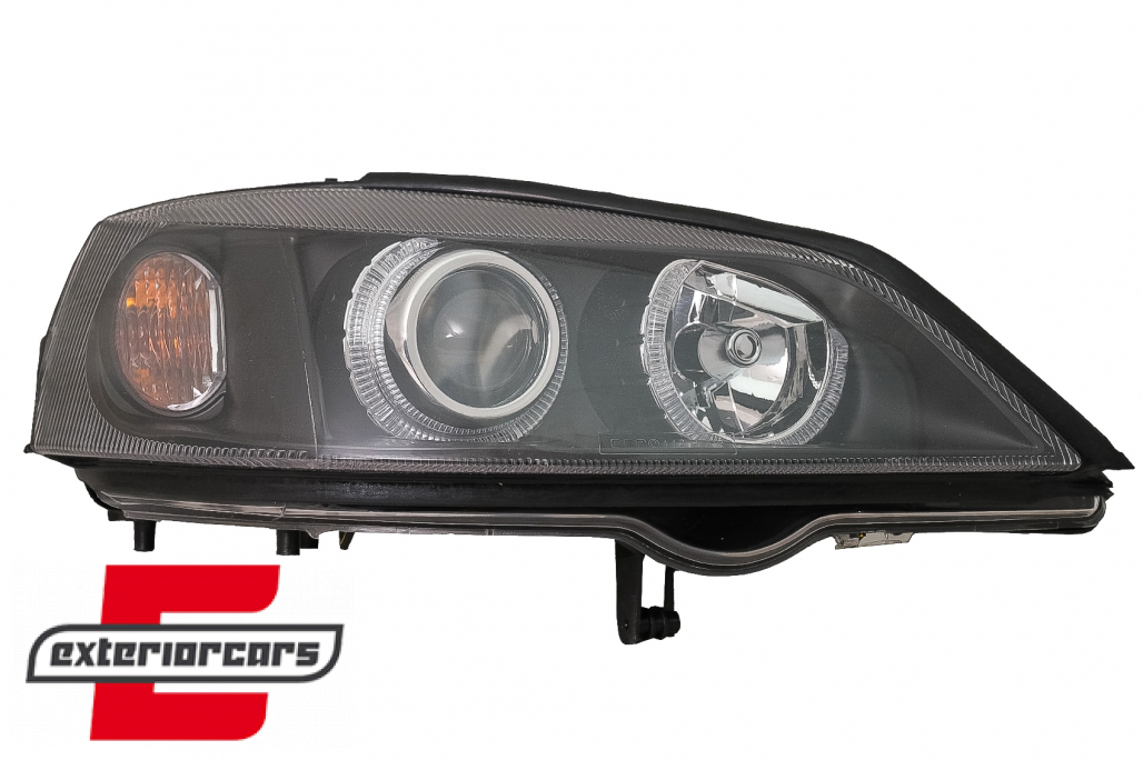 Prednja svjetla Angel Eyes (crna) / Opel Astra G (1997-2004) - Slika 9
