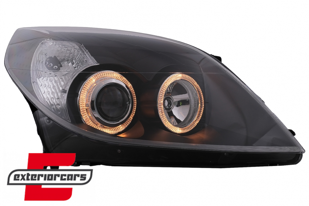 Prednja svjetla Angel Eyes (crna) / Opel Vectra C Signum (09.2005-2008) - Slika 3