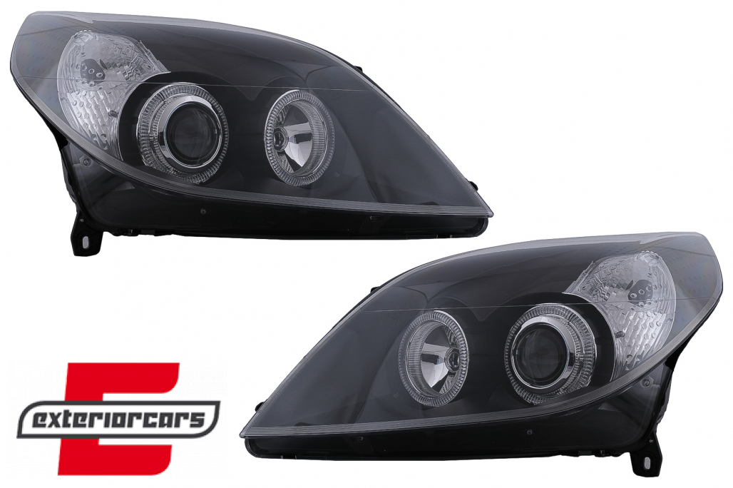 Prednja svjetla Angel Eyes (crna) / Opel Vectra C Signum (09.2005-2008) - Slika 9