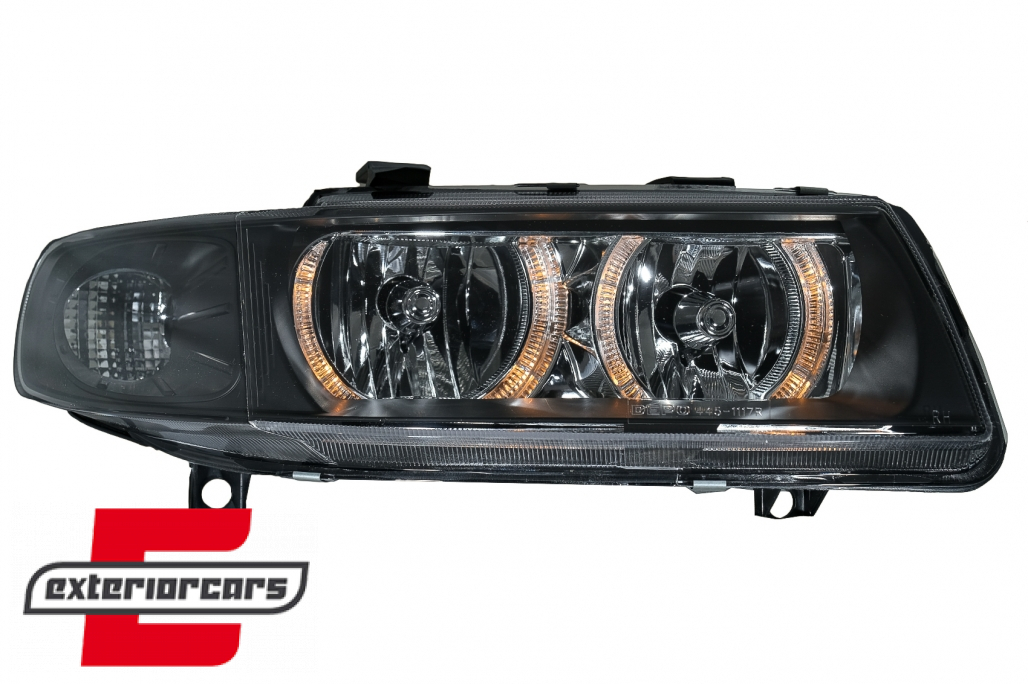 Prednja svjetla Angel Eyes (crna) / Seat Leon Toledo (1999-2004) - Slika 4