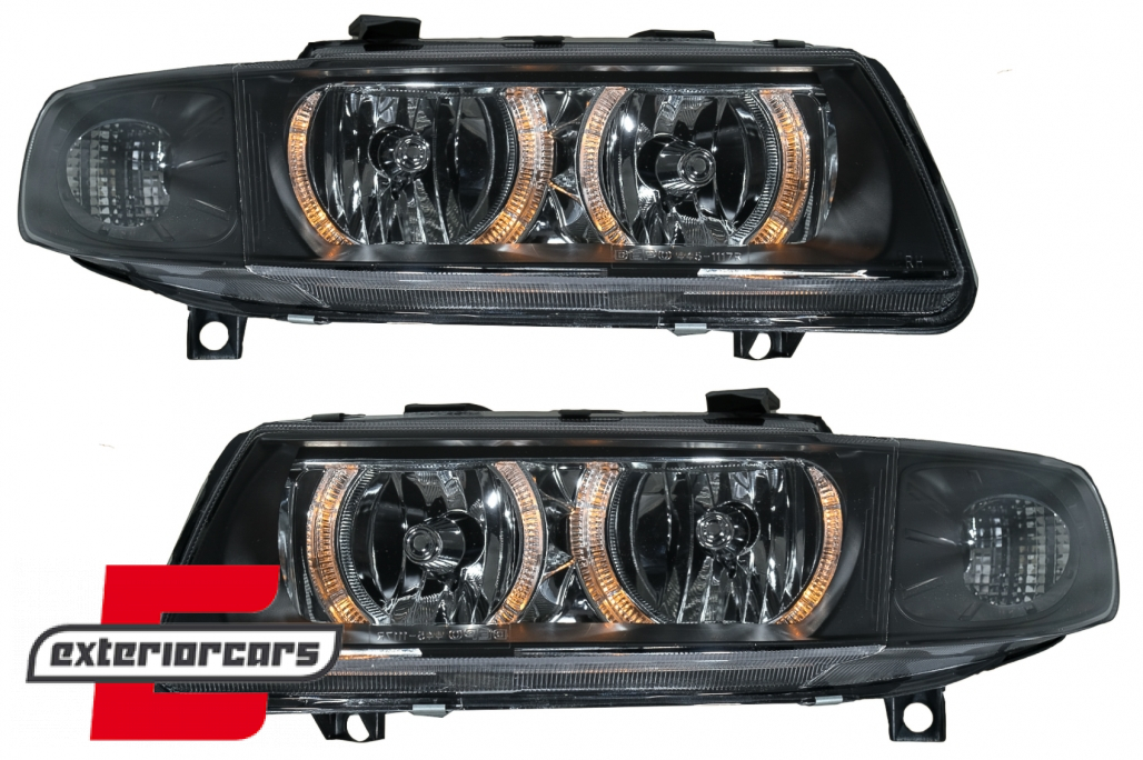 Prednja svjetla Angel Eyes (crna) / Seat Leon Toledo (1999-2004) - Slika 6