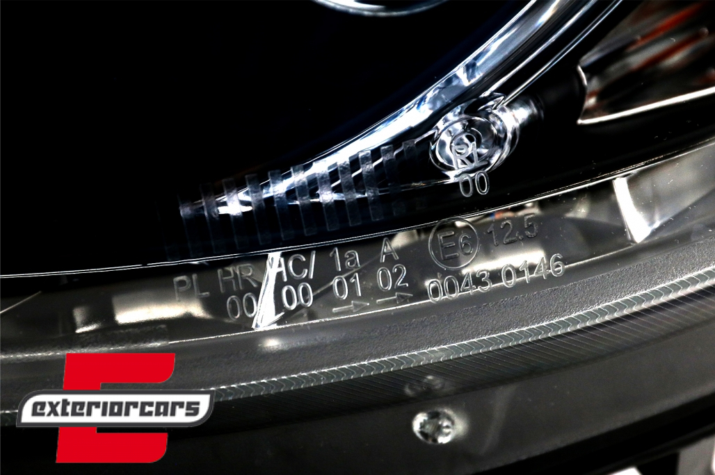 Prednja svjetla LED DRL (crna) / SEAT ALTEA LEON TOLEDO (04-09) - Slika 3