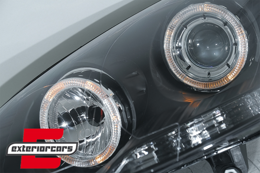 Prednja svjetla Angel Eyes (crna) / Volkswagen Golf 5 (2003-2008) - Slika 7
