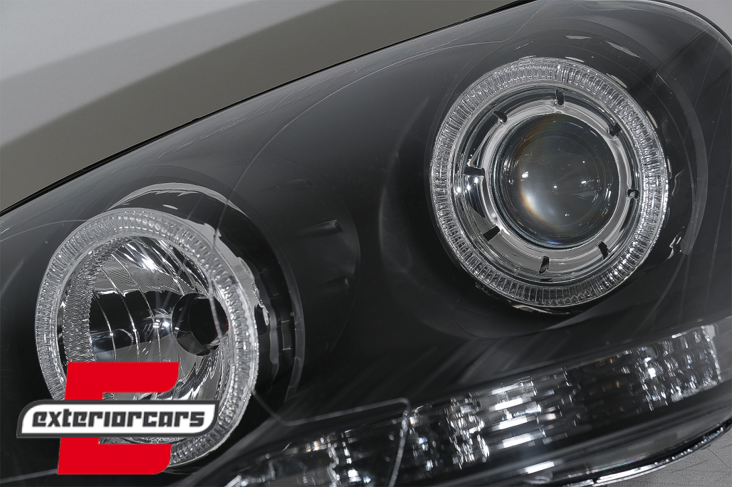 Prednja svjetla Angel Eyes (crna) / Volkswagen Golf 5 (2003-2008) - Slika 10