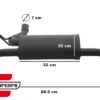 Kompletan ispušni sustav / Jeep Wrangler Rubicon JK (2007-2017) - Slika 7
