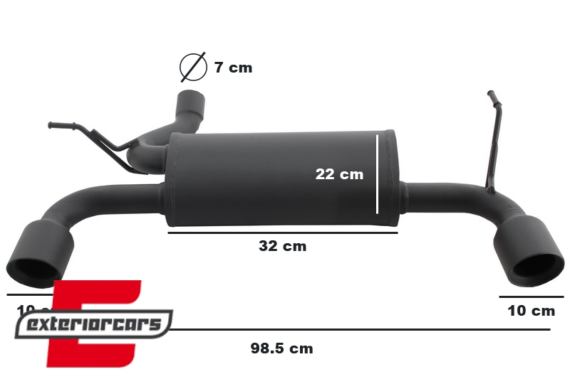 Kompletan ispušni sustav / Jeep Wrangler Rubicon JK (2007-2017) - Slika 7