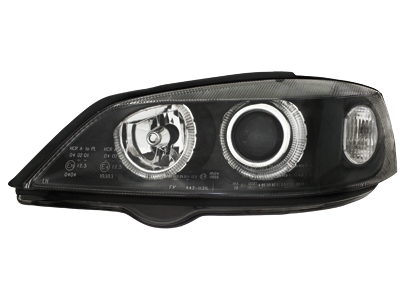 Prednja svjetla Angel Eyes (crna) / Opel Astra G (1997-2004) - Slika 16
