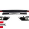 Difuzor zraka & nastavci auspuha S65 AMG dizajn / Mercedes S-klasa W222 Sport Line (2013-06.2017)