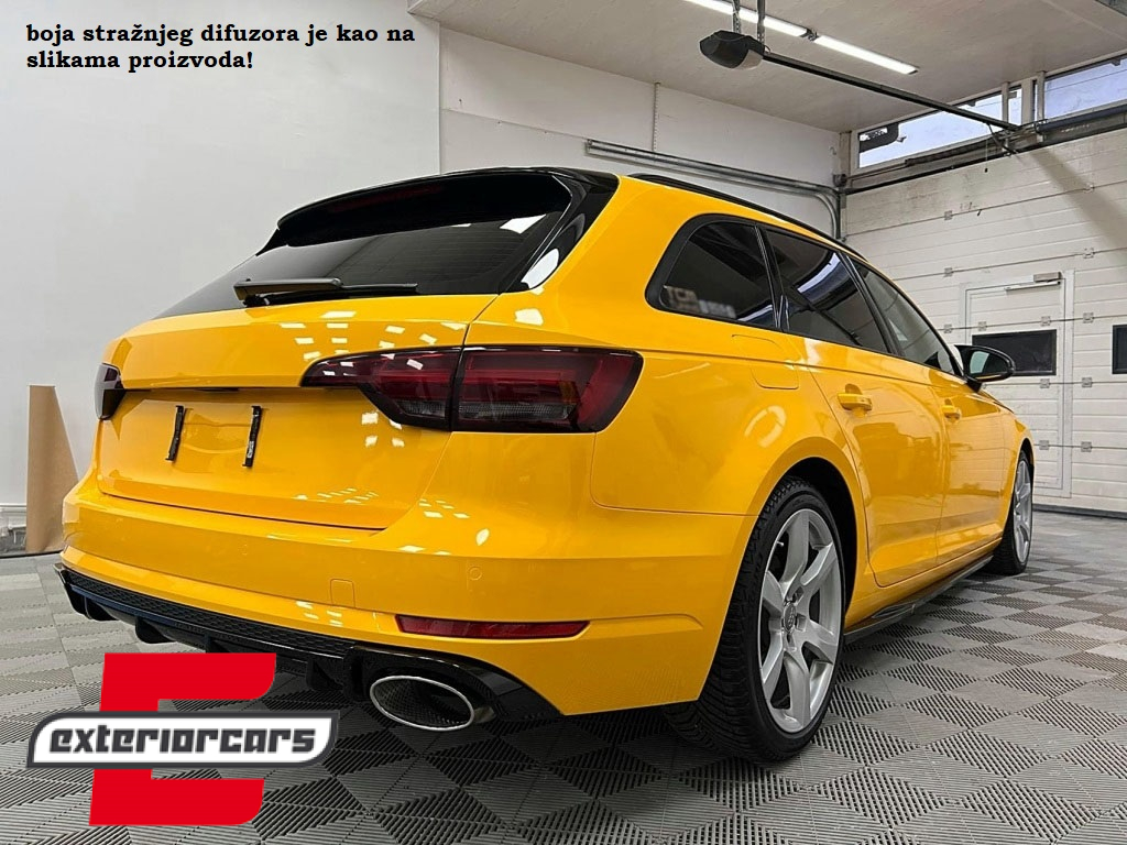 Difuzor zraka & nastavci auspuha RS4 dizajn / Audi A4 B9 8W limuzina karavan (2016-2018) - Slika 9