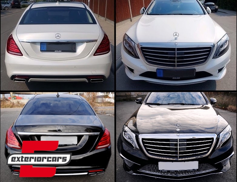Difuzor zraka & nastavci auspuha S65 AMG dizajn / Mercedes S-klasa W222 Sport Line (2013-06.2017) - Slika 10