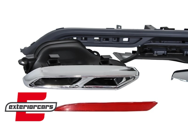 Difuzor zraka & nastavci auspuha S65 AMG dizajn / Mercedes S-klasa W222 Sport Line (2013-06.2017) - Slika 4