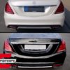 Difuzor zraka & nastavci auspuha S65 AMG dizajn / Mercedes S-klasa W222 Sport Line (2013-06.2017) - Slika 9