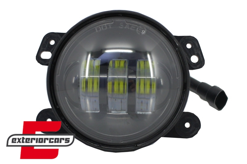 Full LED svjetla za maglu (maglenke) (4 inch) / JEEP Wrangler JK TJ LJ (2007-2017) - Slika 2