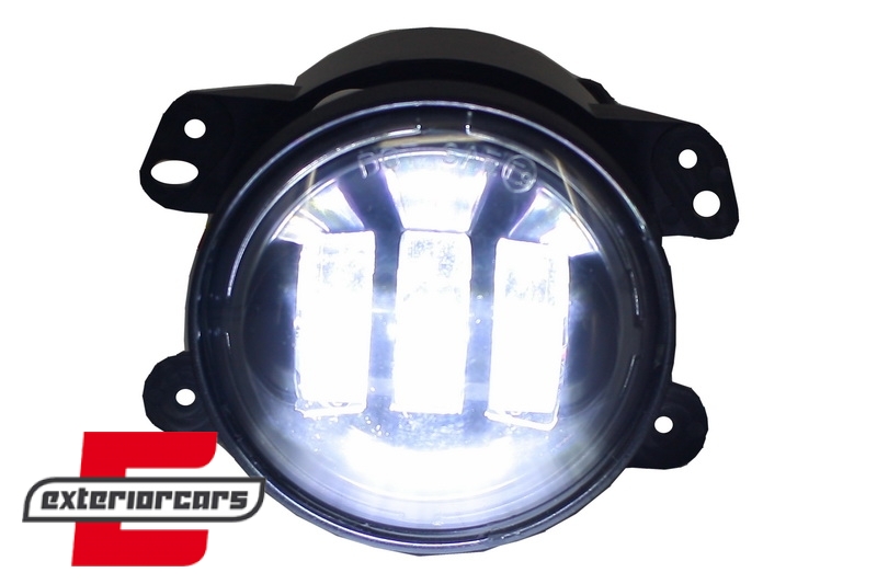 Full LED svjetla za maglu (maglenke) (4 inch) / JEEP Wrangler JK TJ LJ (2007-2017) - Slika 6