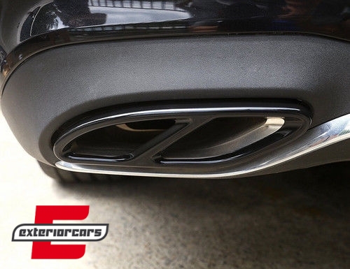 Nastavci auspuha - poklopci Sport AMG dizajn (crna) / MERCEDES C-klasa W205 S65 E65 GLE W166 X166 GLC W253 - Slika 4